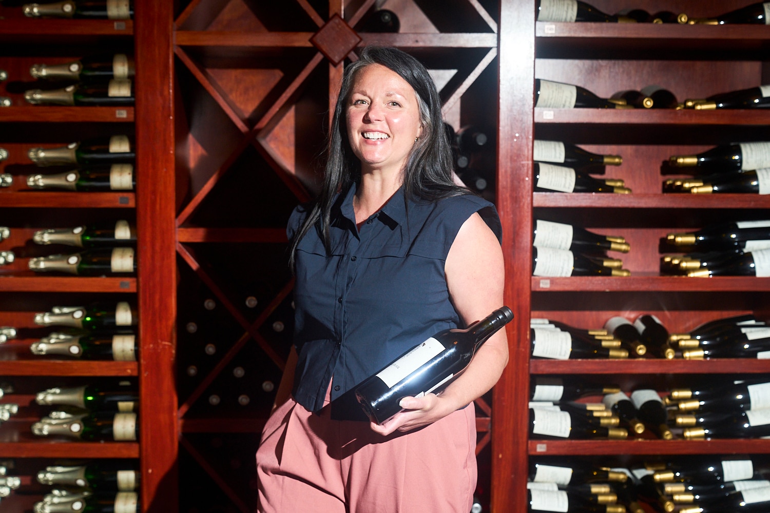 Charleston’s James Beard Award-winning wine director Lindsay Willey at Charleston, a New American restaurant on the water at the Inner Harbor on Tuesday, June 24, 2025.