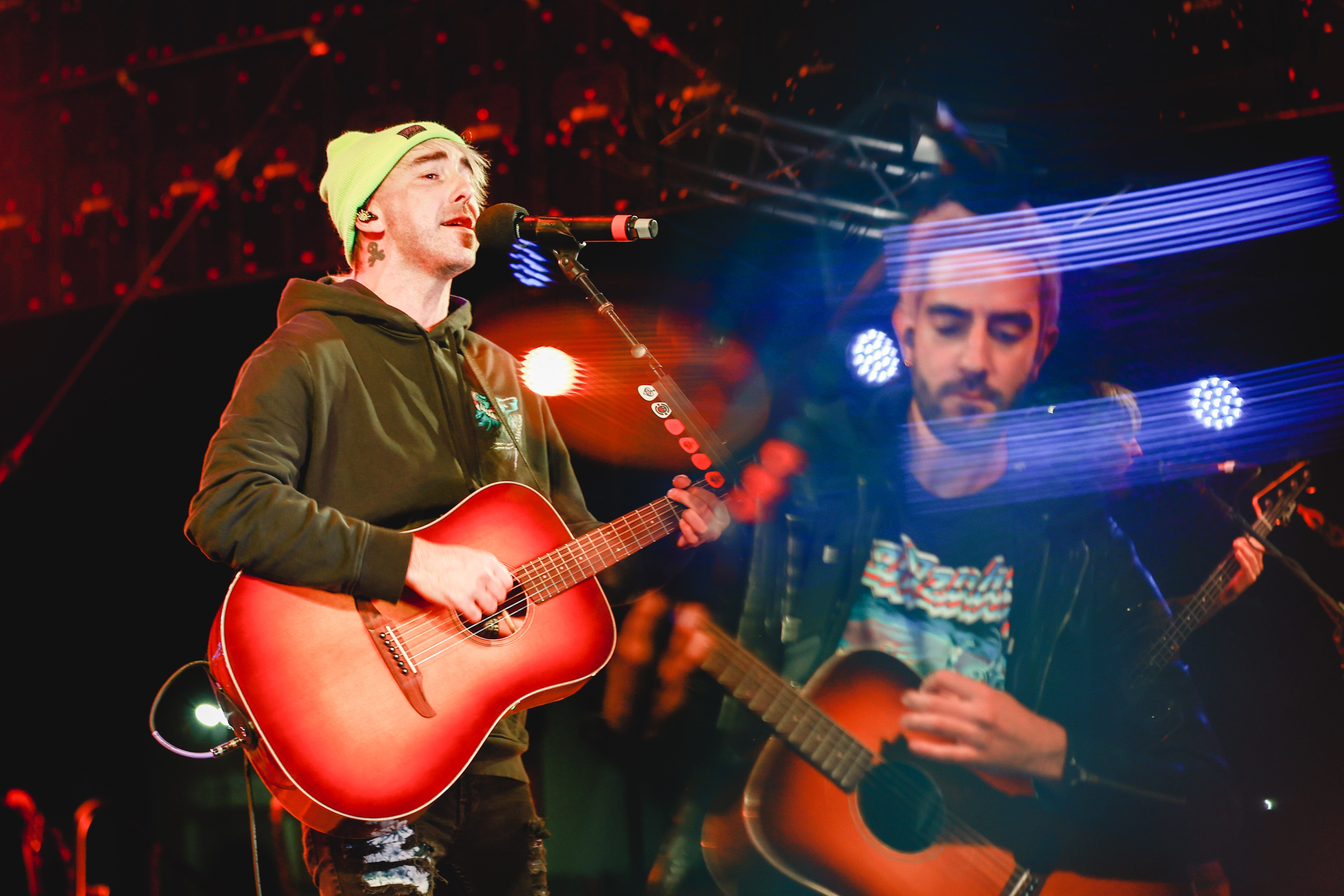 VENTURA, CALIFORNIA - MAY 20: Alex Gaskarth of All Time Low performs at the Sound Mind Mental Health Music Festival at Ventura County Fairgrounds and Event Center on May 20, 2021 in Ventura, California.