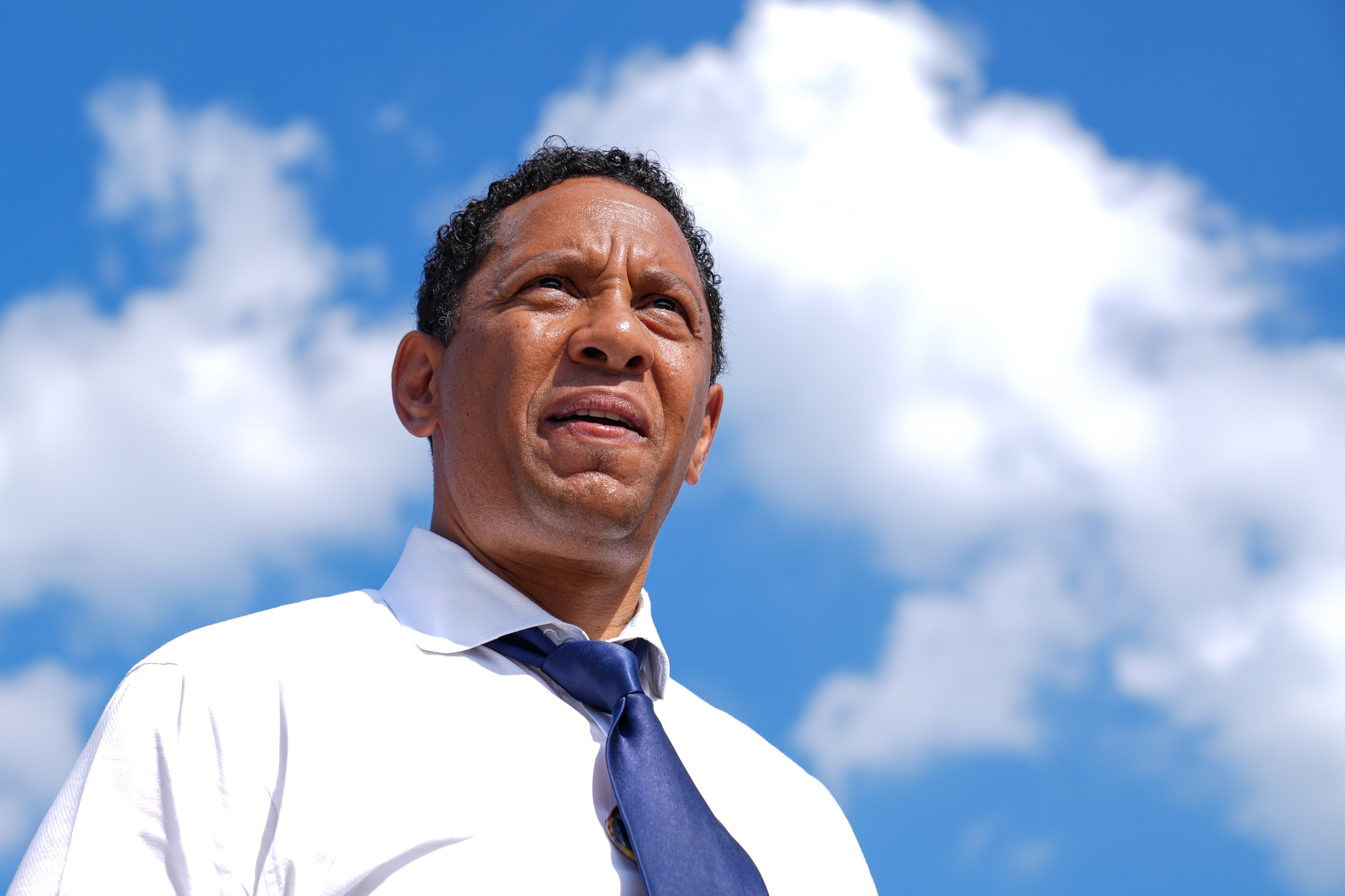 Ivan Bates, the presumptive next state's attorney in Baltimore, on Tuesday spoke to members of the Greater Baltimore Committee during an event at Goucher College.