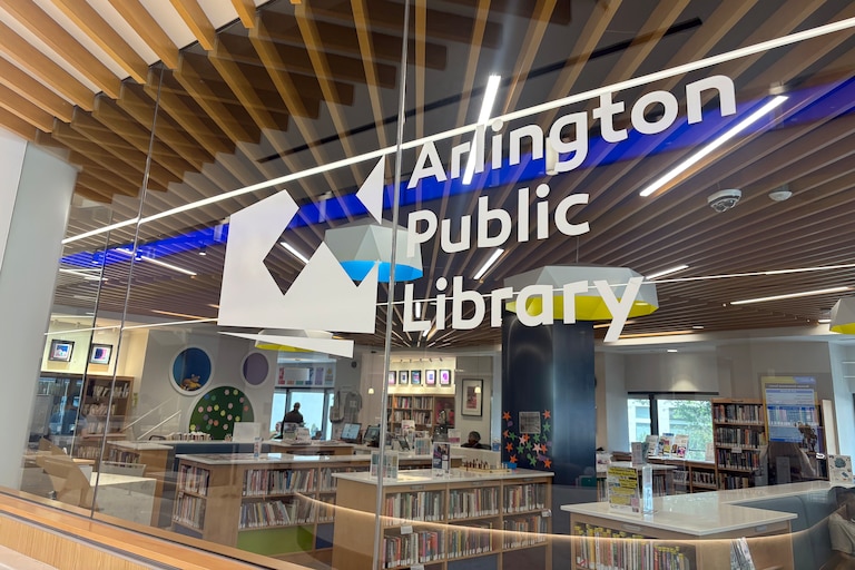 Courthouse Library in Arlington, Virginia.