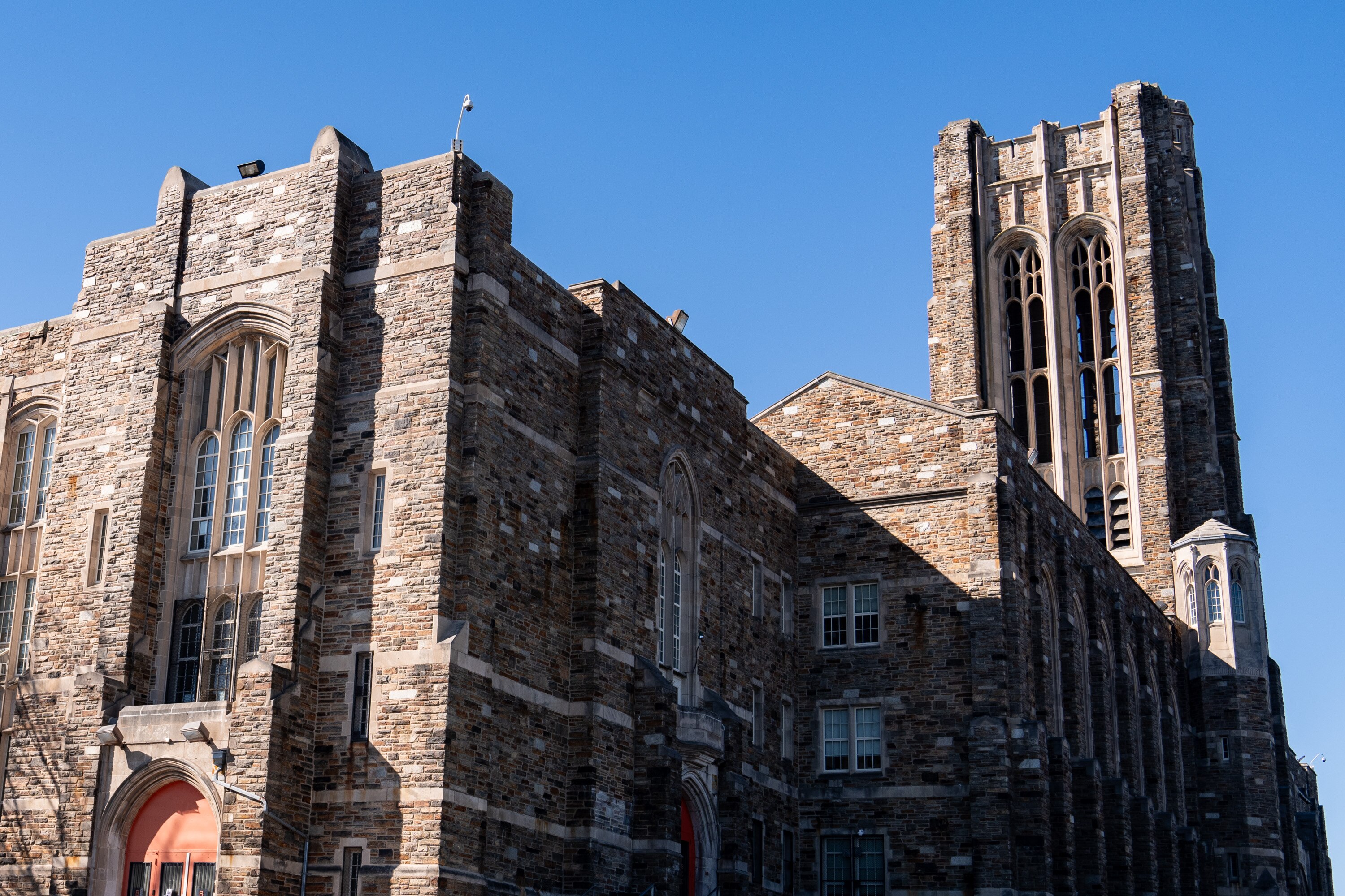 Baltimore City College is seen on Wednesday, Feb. 14, 2024.