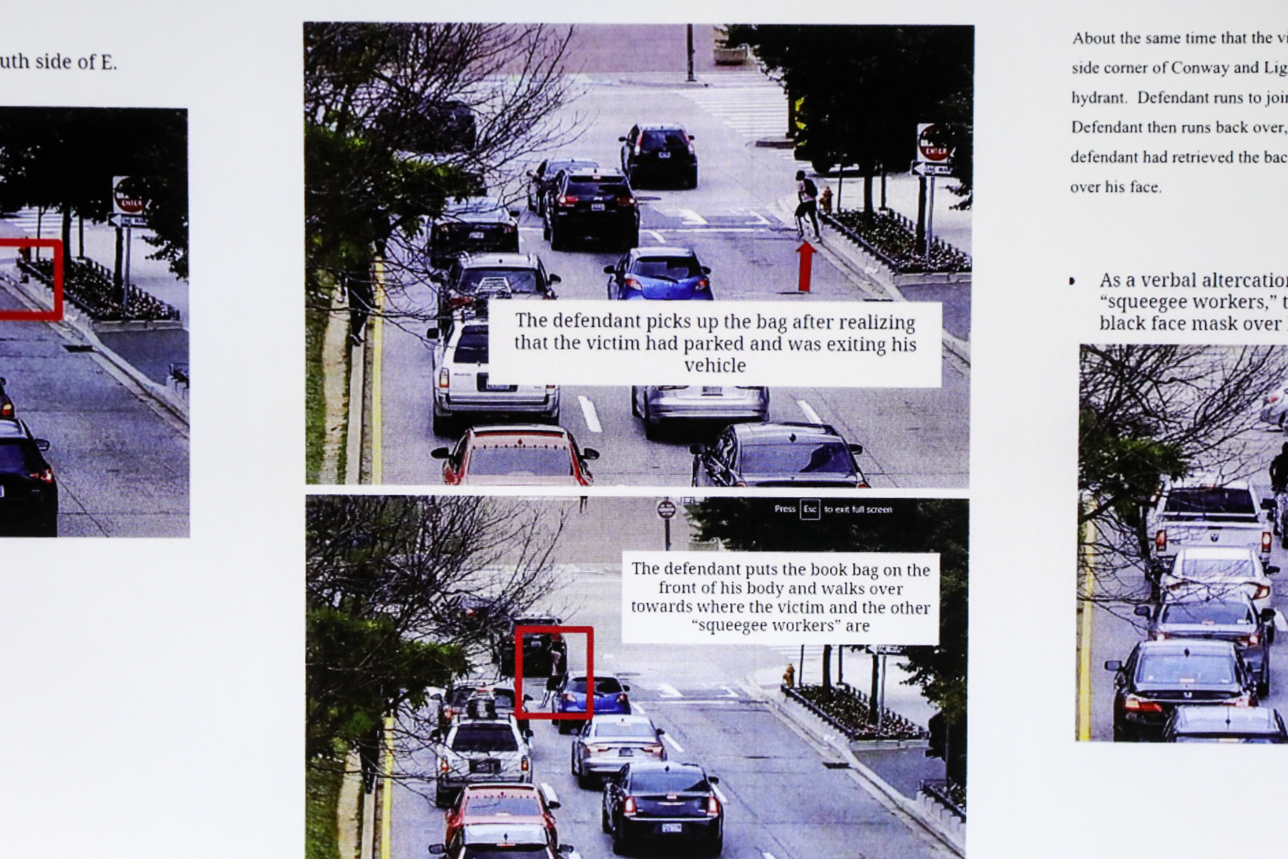 Thiru Vignarajah, who is representing the family of Timothy Reynolds, speaks at a press conference Tuesday morning. Vignarajah shared images from the CCTV video of the fatal shooting of Reynolds, as well as the family’s version of the timeline that day.