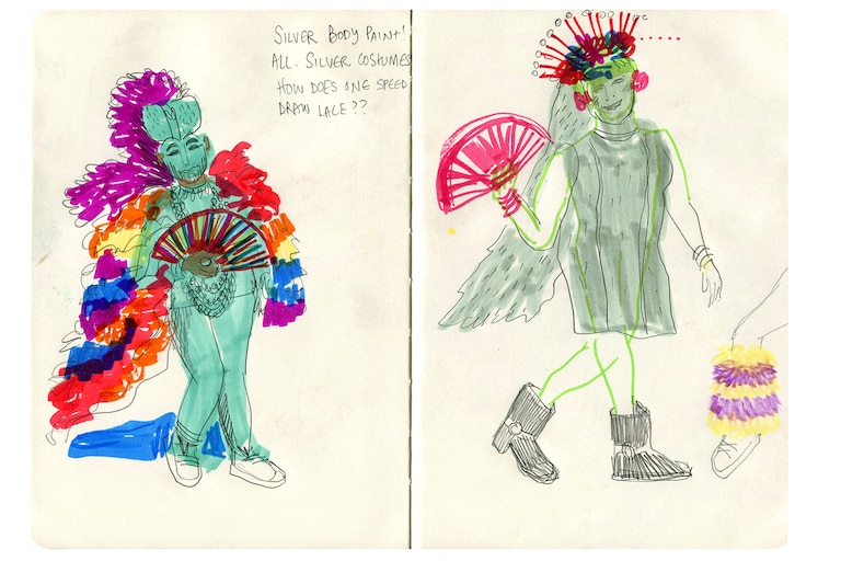 Sketches from Pride 2022.