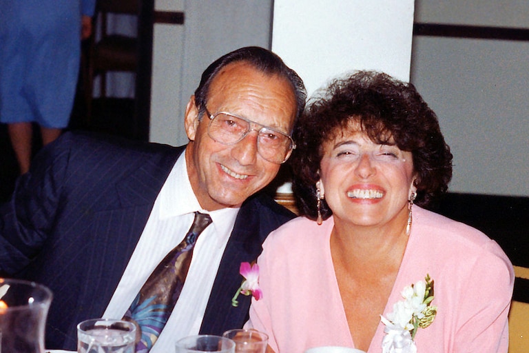 Rose Rivera with her partner Sam Firenze in 1991.