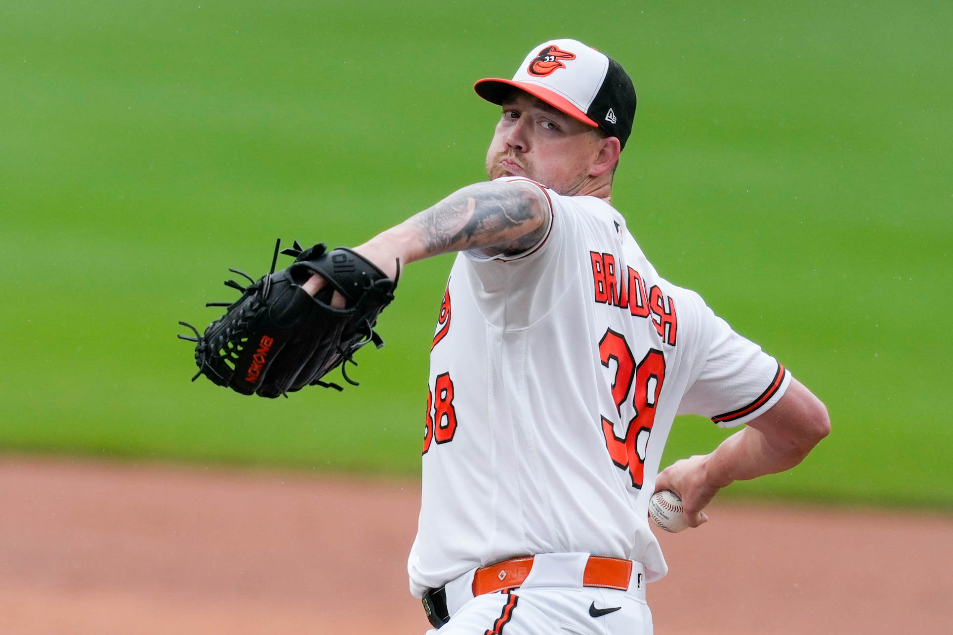 Orioles pitcher Kyle Bradish signed a five-year, $90 million contract extension over the weekend.