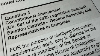 Question 3 on Maryland mail ballot.