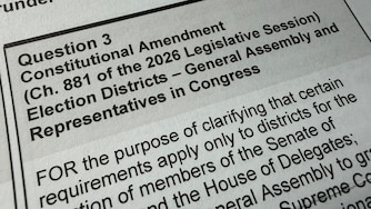 Question 3 on Maryland mail ballot.