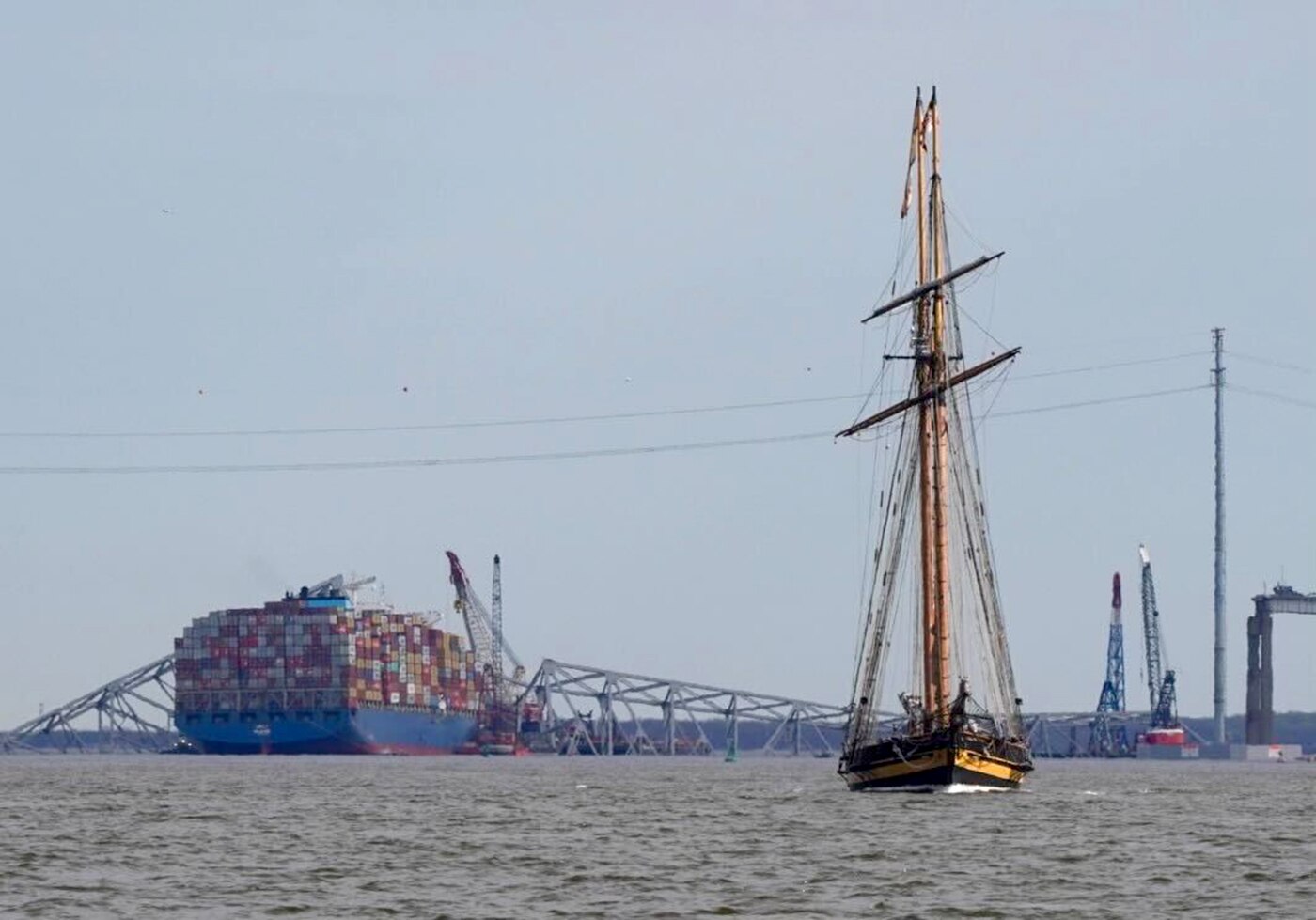 The Pride of Baltimore II returned to Baltimore in early April. It's offering free deck tours this weekend at Fort McHenry.