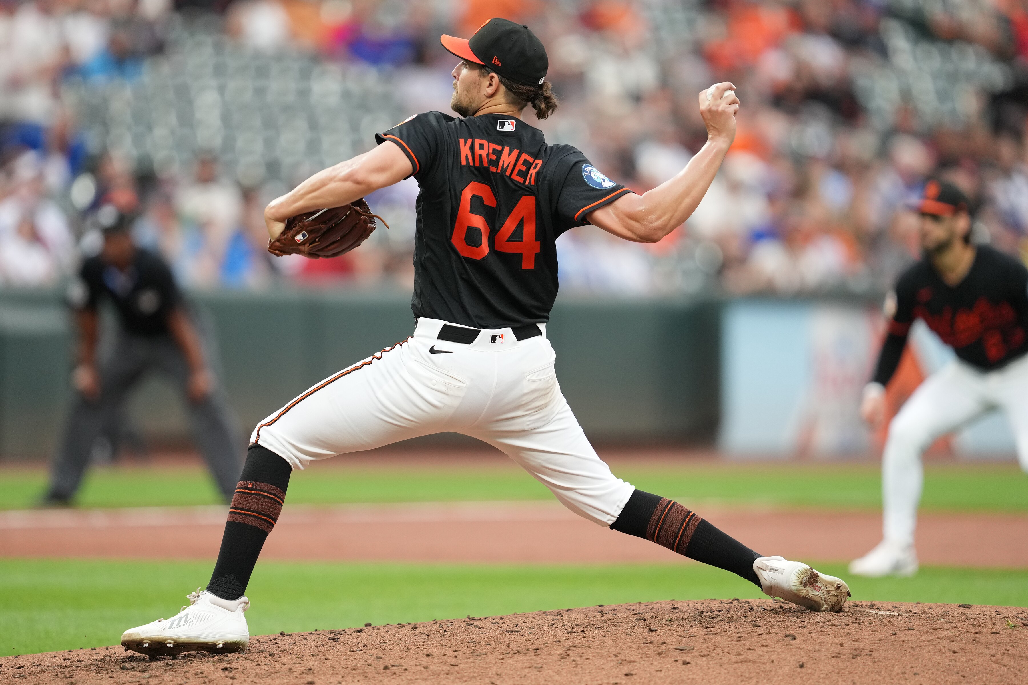 Dean Kremer allowed four runs on six hits in five innings Wednesday night against the Cubs.