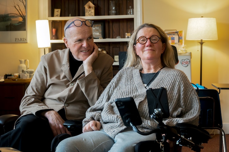 Christine Koniezhny and Danny Mydlack in 2025.