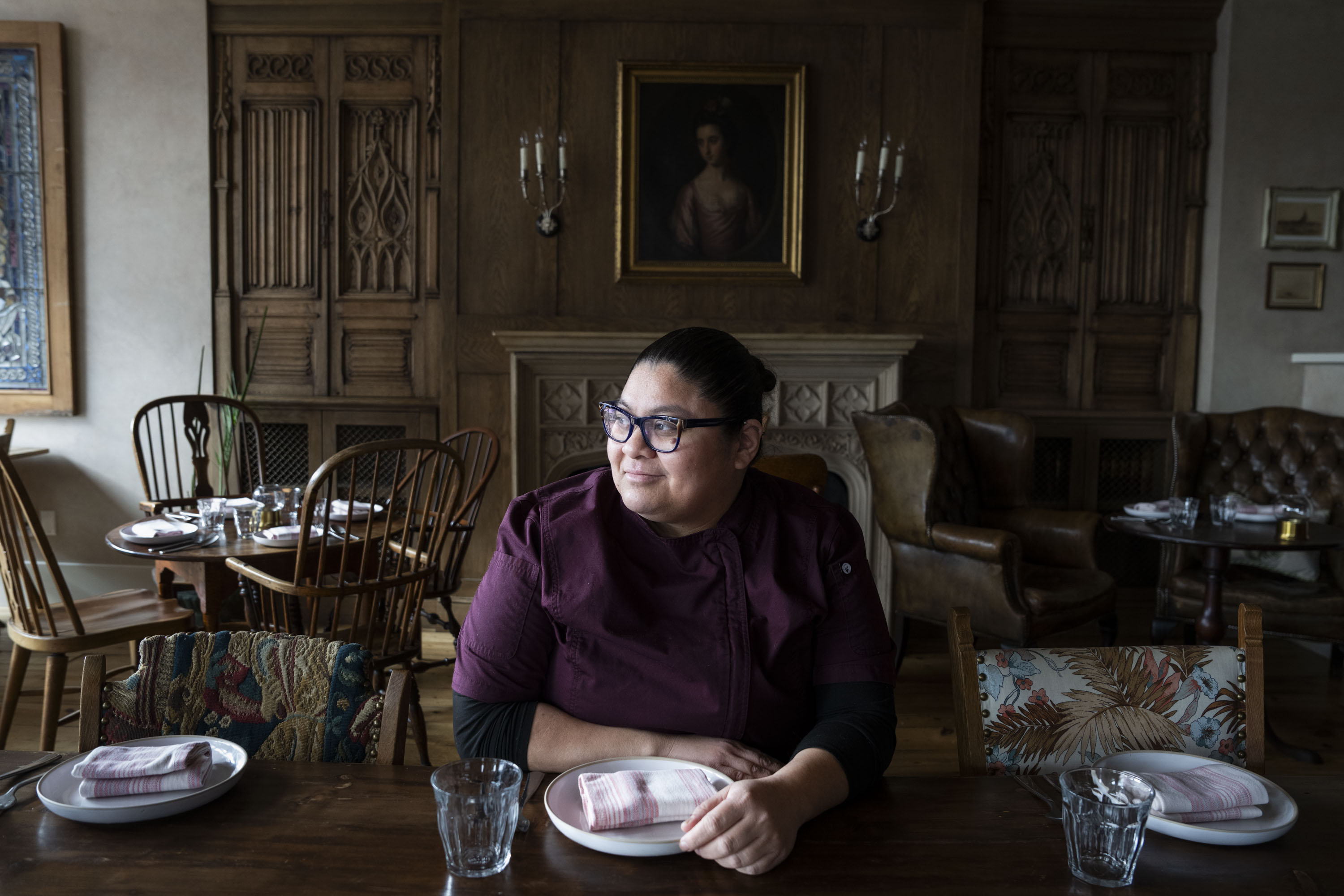 Chef Kiko Fejarang at restaurant The Duchess on 36th Street in Baltimore’s Hampden neighborhood.