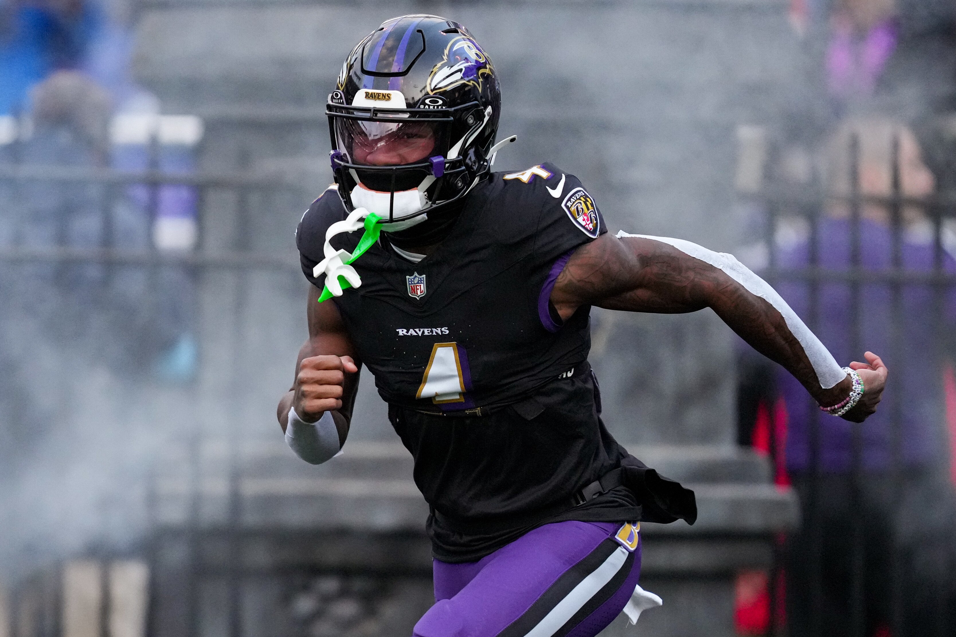 Zay Flowers had 74 catches for 1,059 yards and four touchdowns during the regular season.