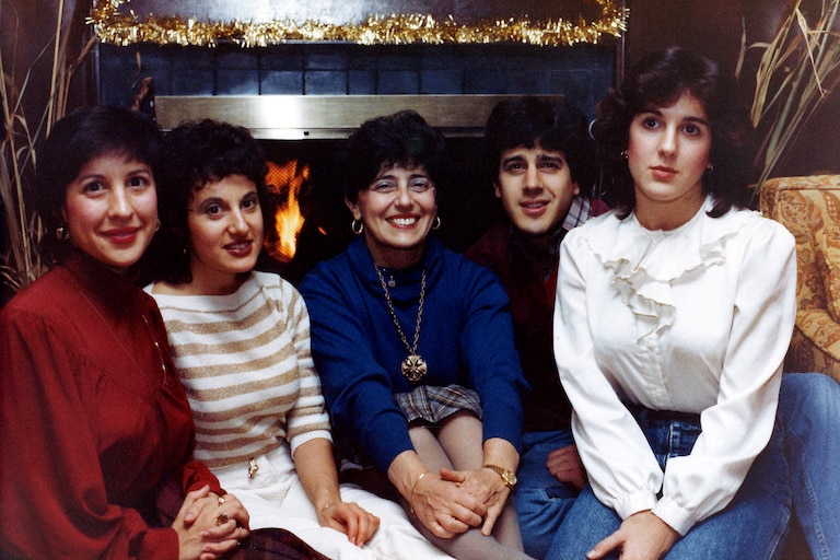 Rose Rivera, center, with her children.