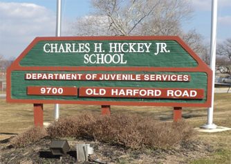 Charles H. Hickey Jr. School, run by the Maryland Department of Juvenile Services.