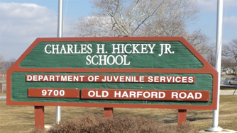 Charles H. Hickey Jr. School, run by the Maryland Department of Juvenile Services.