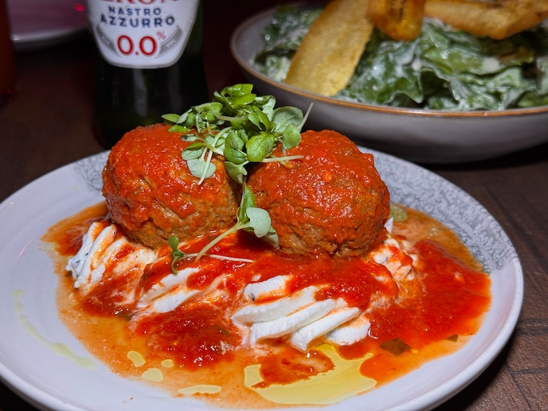 The signature meatballs from Forno.