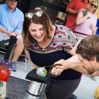 Glass blowing workshop