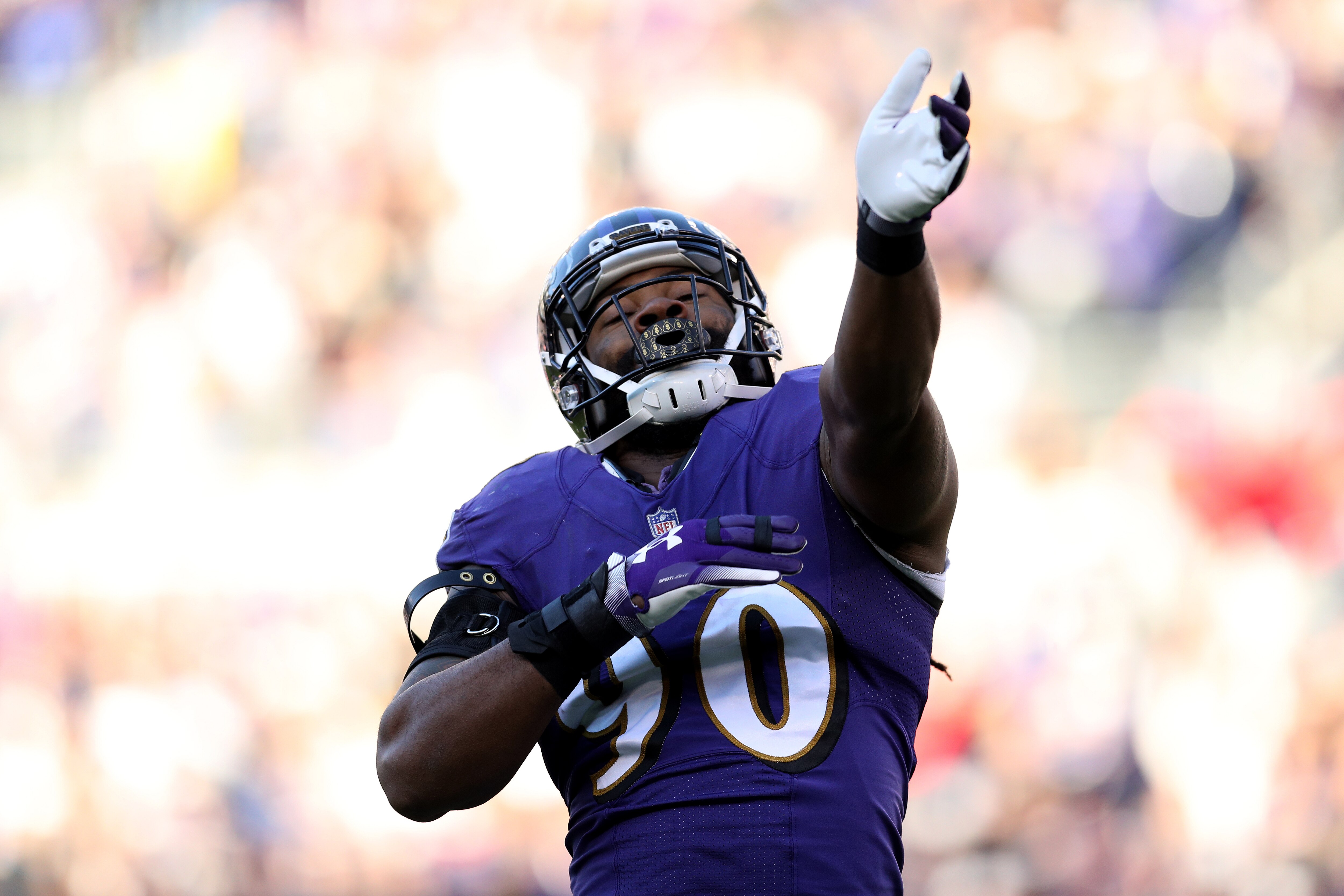 Za'Darius Smith recorded 18 1/2 sacks as a Raven during the first four years of his career.