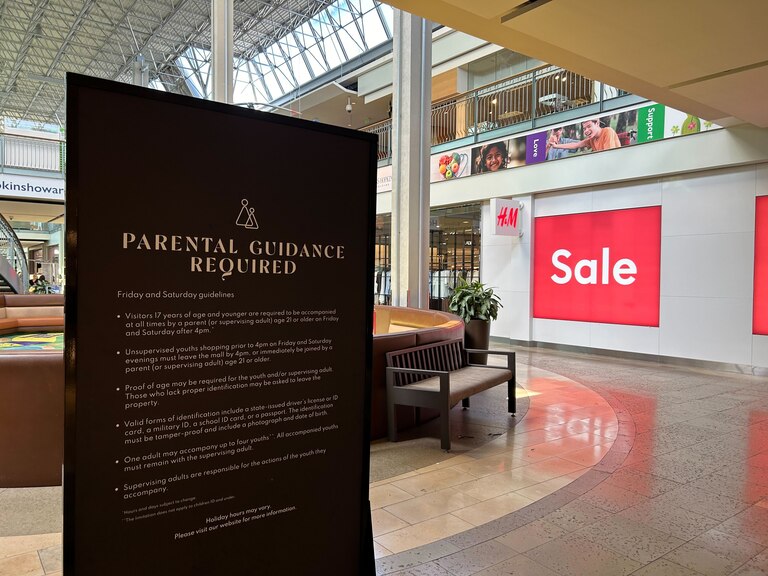 Escort requirements for teens are becoming standard at Baltimore area malls