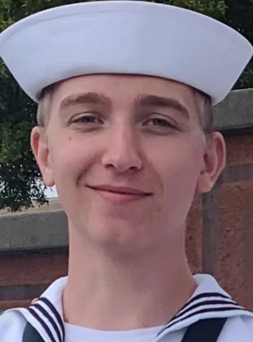 Joshua VanderZiel at this graduation from the Defense Language Institute in Monterey, Calif.