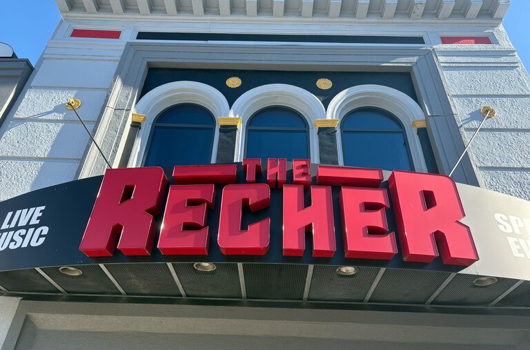 The Recher Theater in Towson, which is hosting School of Rock this month.