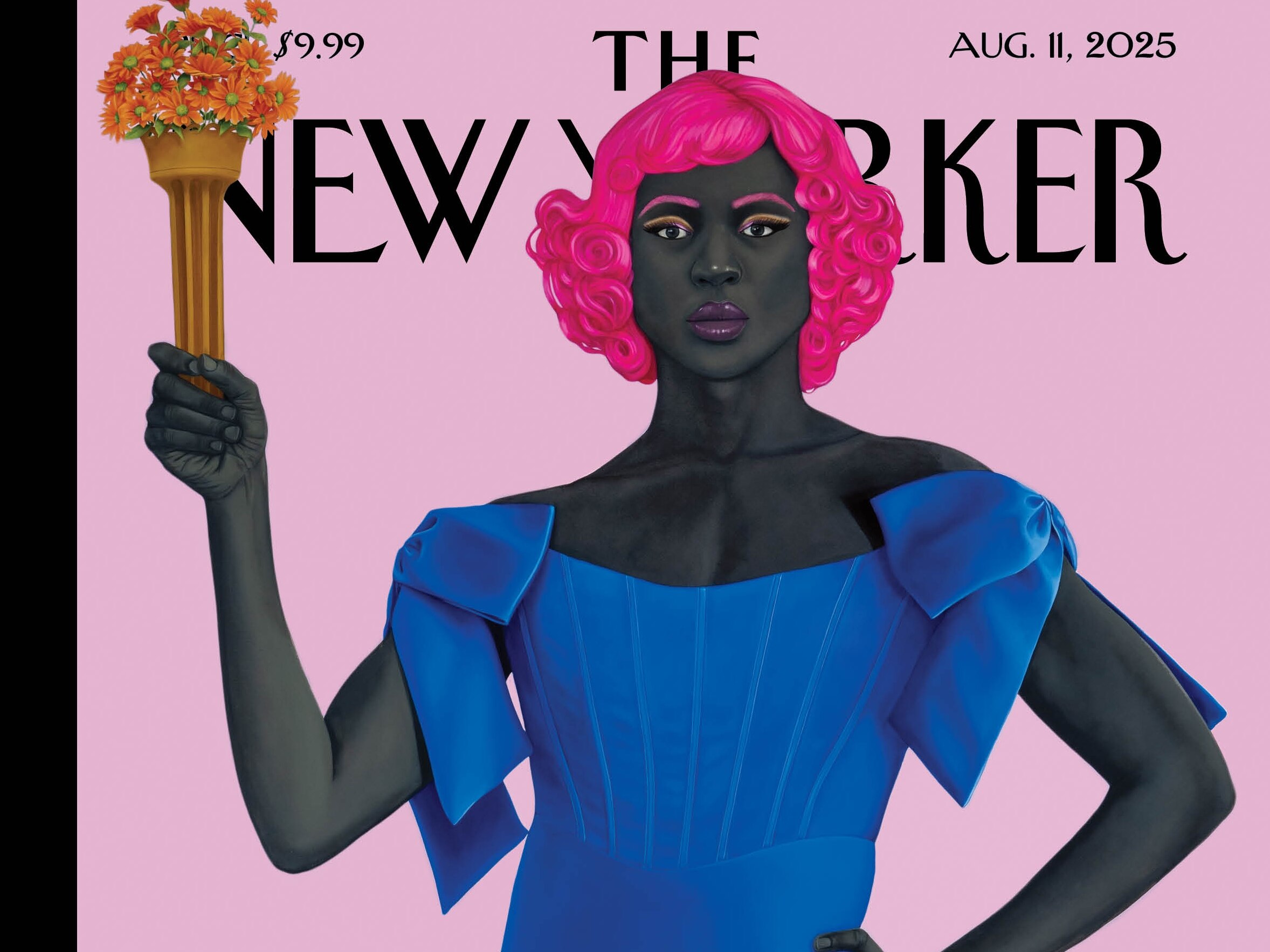 “Trans Forming Liberty,” a painting by Maryland Institute College of Art alum Amy Sherald, is the New Yorker’s latest cover image.
