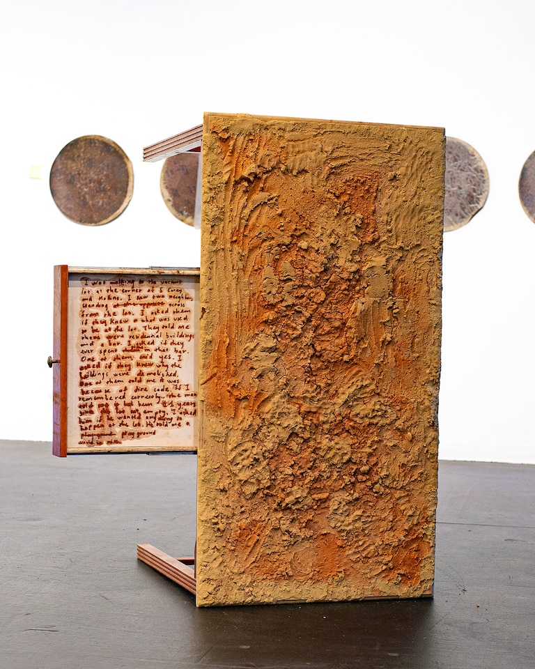 "A playground would be nice” by Bao Nguyen is on display at Creative Alliance.