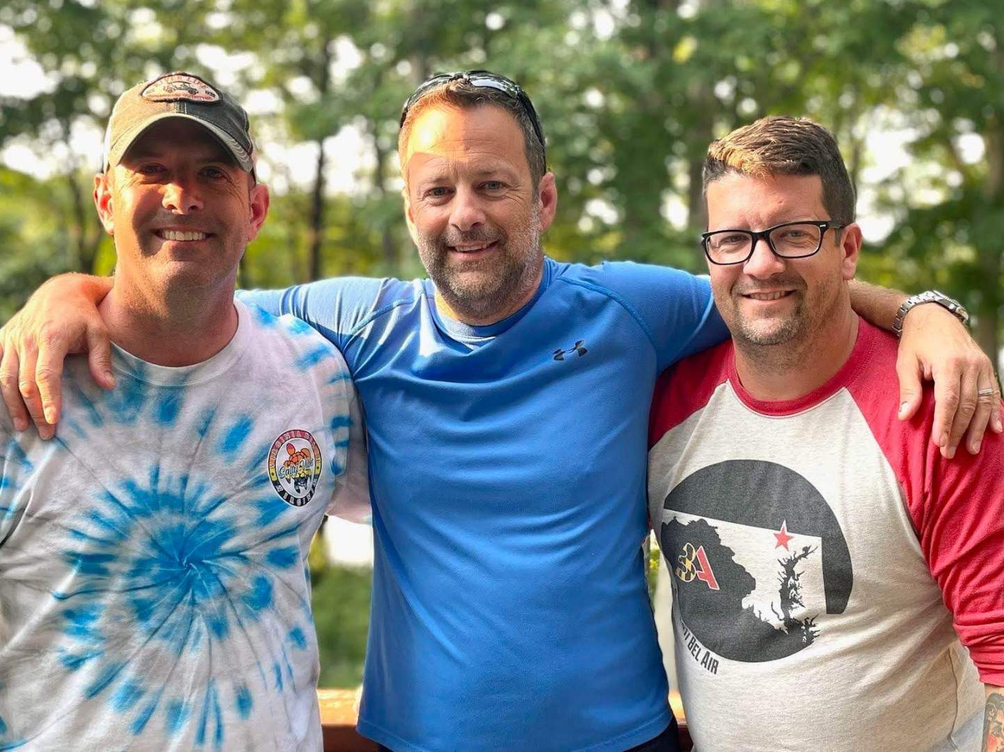 The Birth siblings Scott (left) and Chris (center) were state champions at Bel Air where Matt (right) was a county champion. "I’ve always been extremely proud...of being from a wrestling family. There was pressure to follow in their footsteps and I had a hard time dealing with that," said Matt, now a coach at their alma mater.