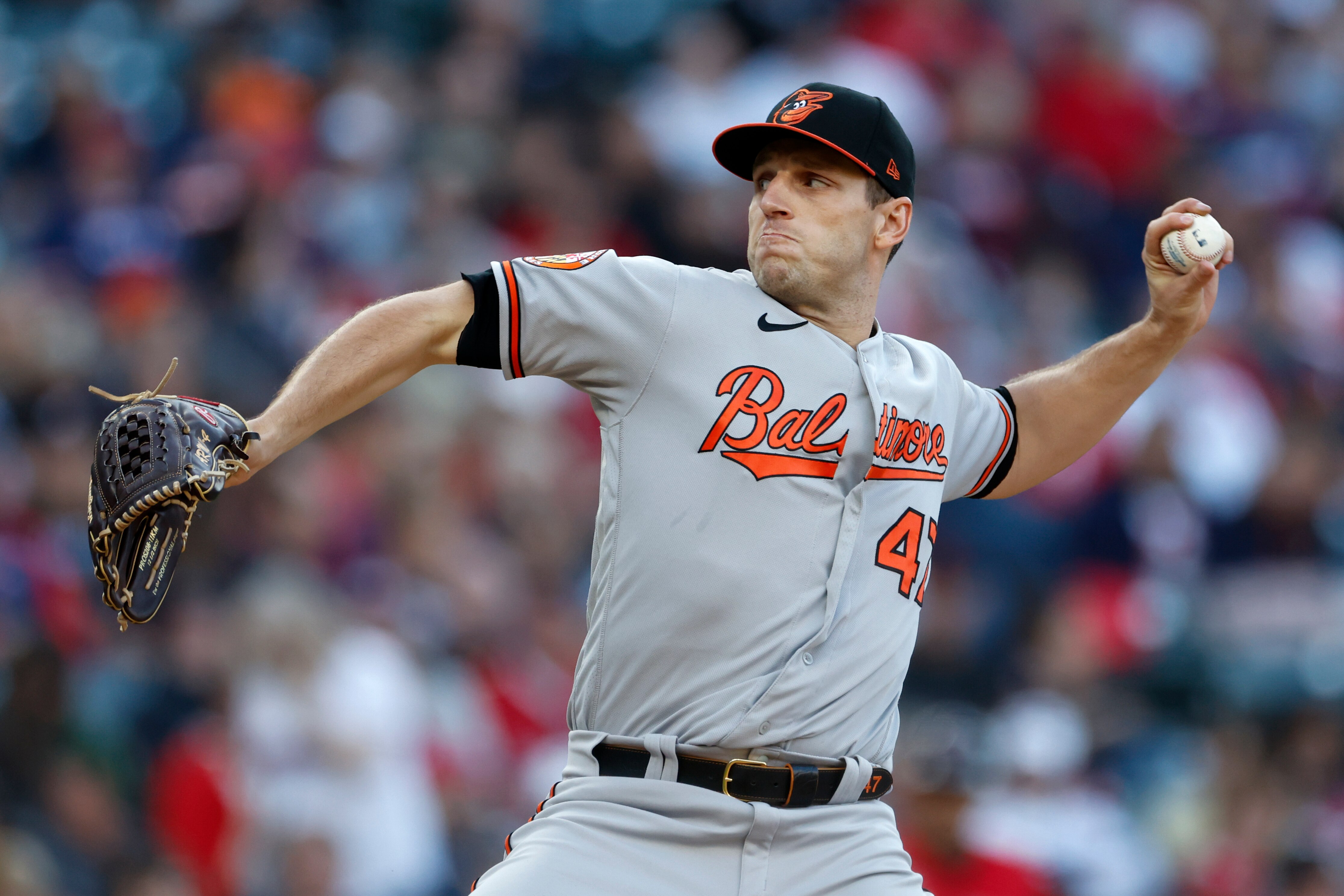 John Means held the Guardians hitless until a home run by Andrés Giménez in the seventh inning.