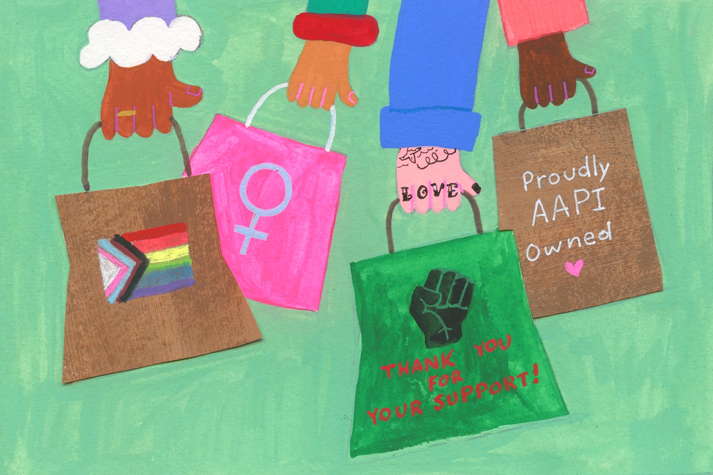 Illustration for The Baltimore Banner's gift guide