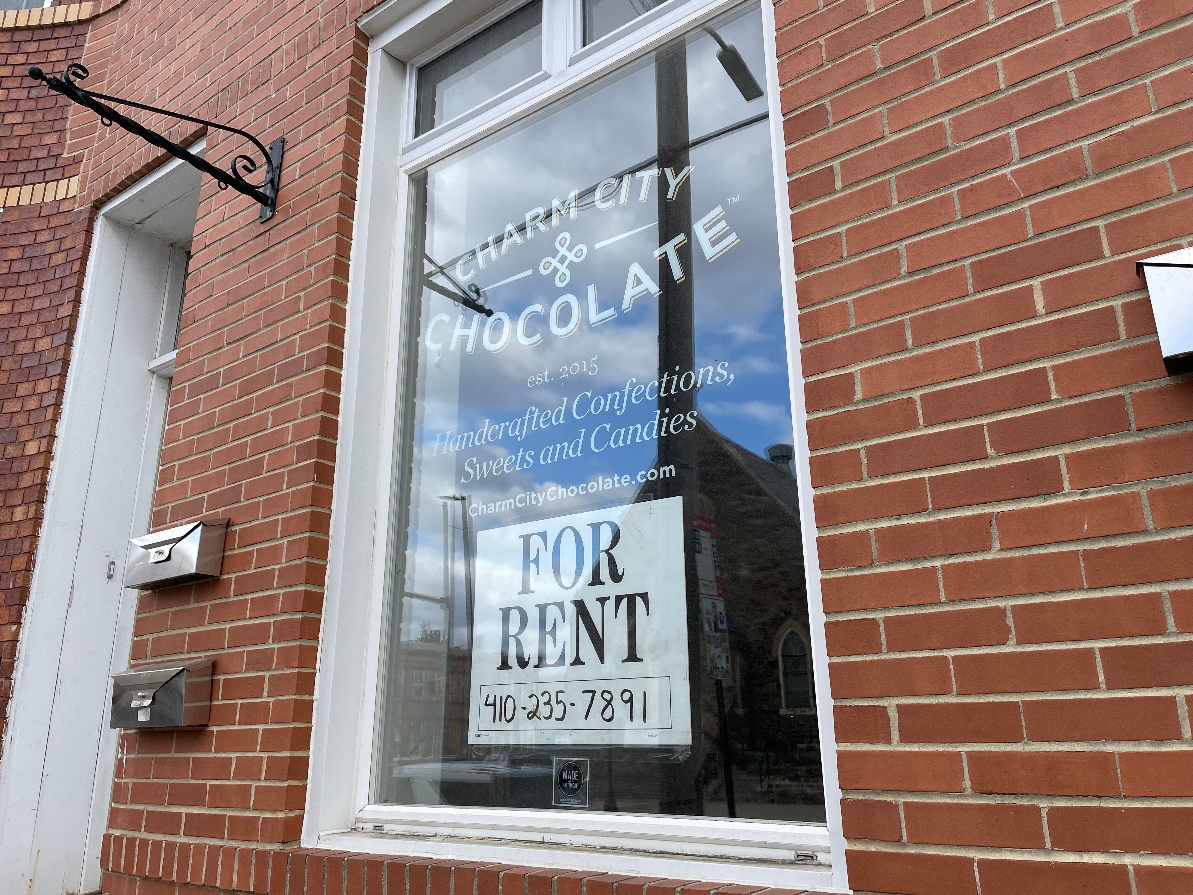 Charm City Chocolate, located at 809 W. 36th St. in Hampden, has closed.