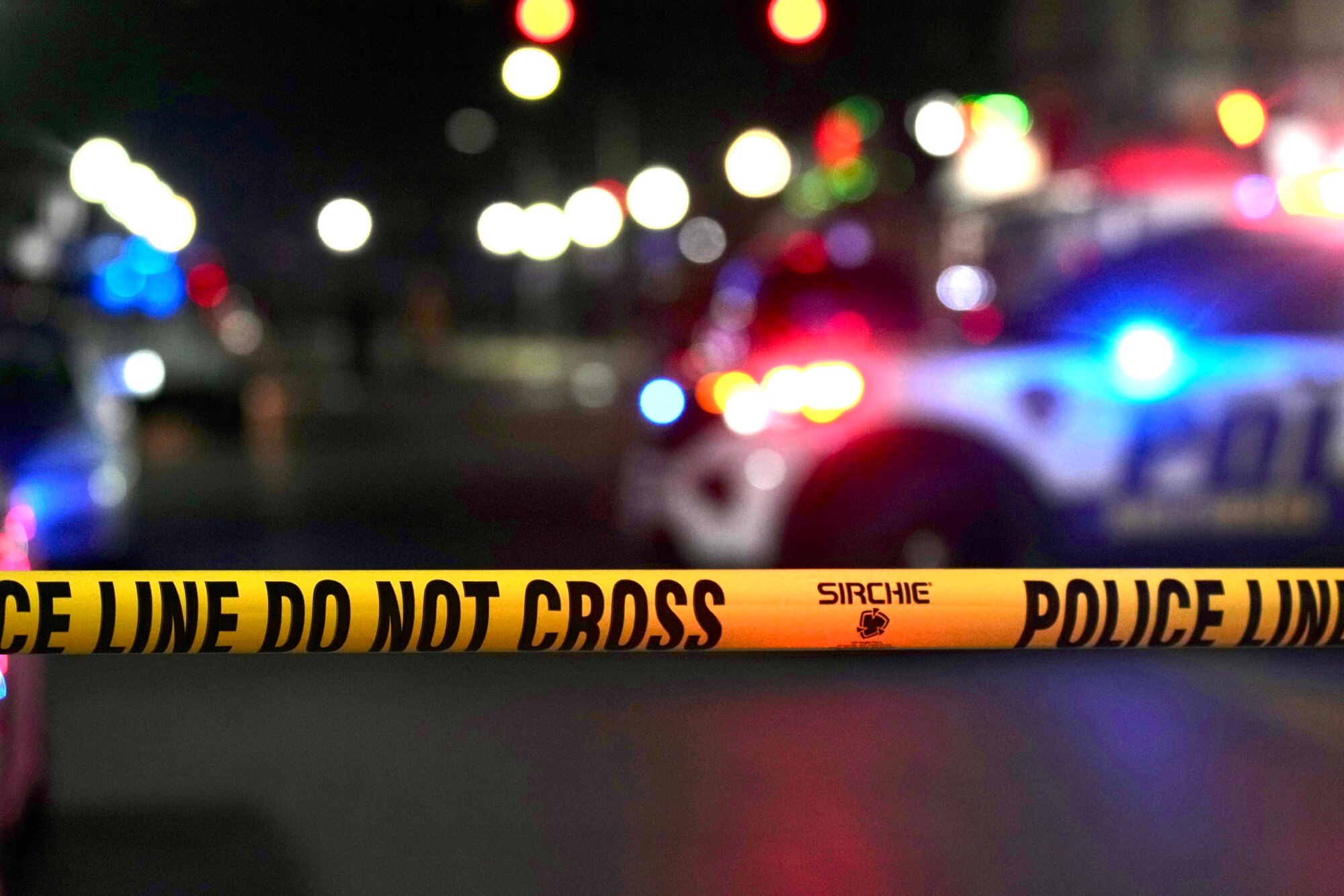 Police tape seen at the intersection of Pennsylvania Ave and Lauren Street.