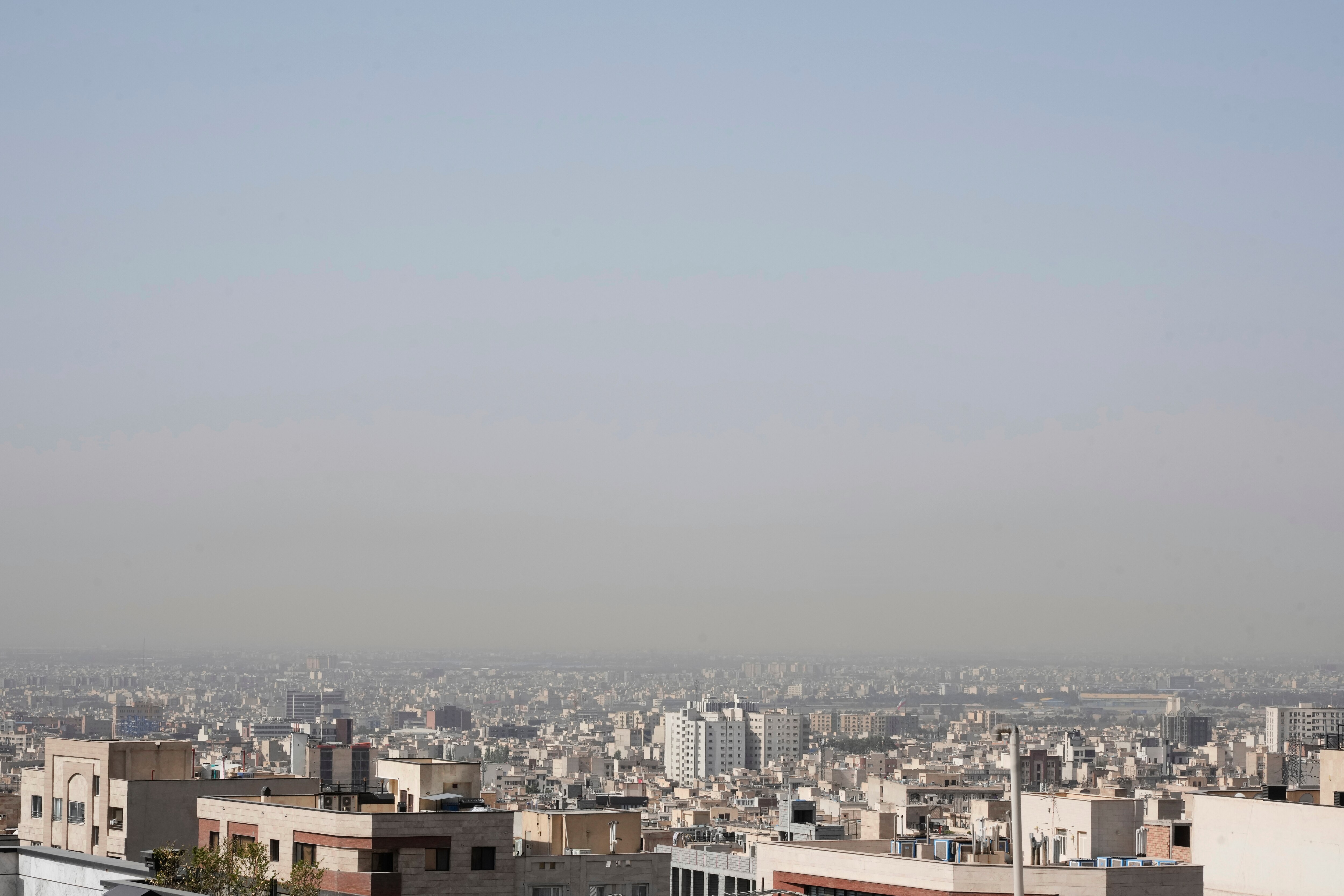 A general view shows Tehran skyline, Iran Tuesday, June 24, 2025.