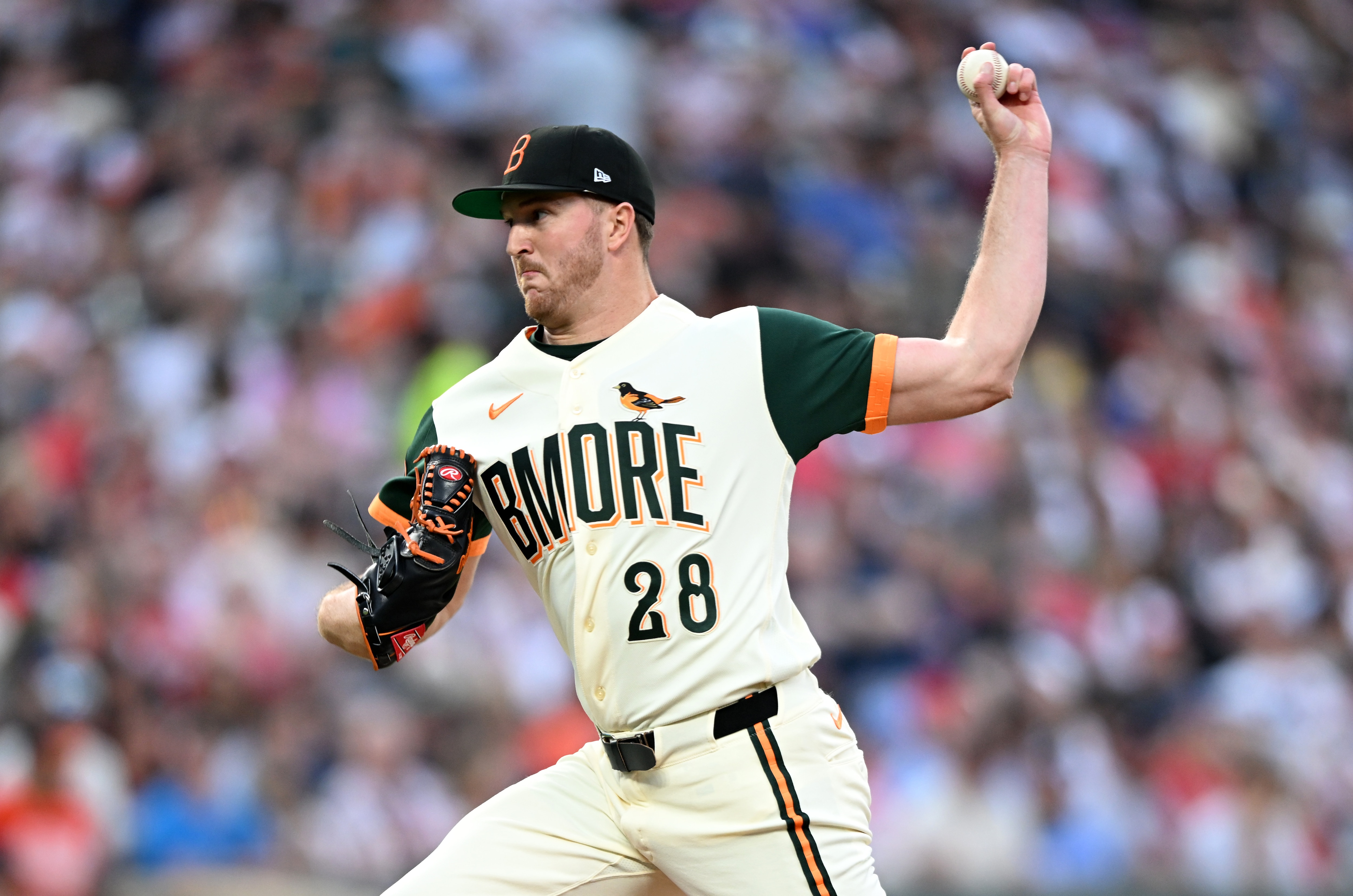 Trevor Rogers allowed two runs and six hits in seven innings Friday night against the Braves.