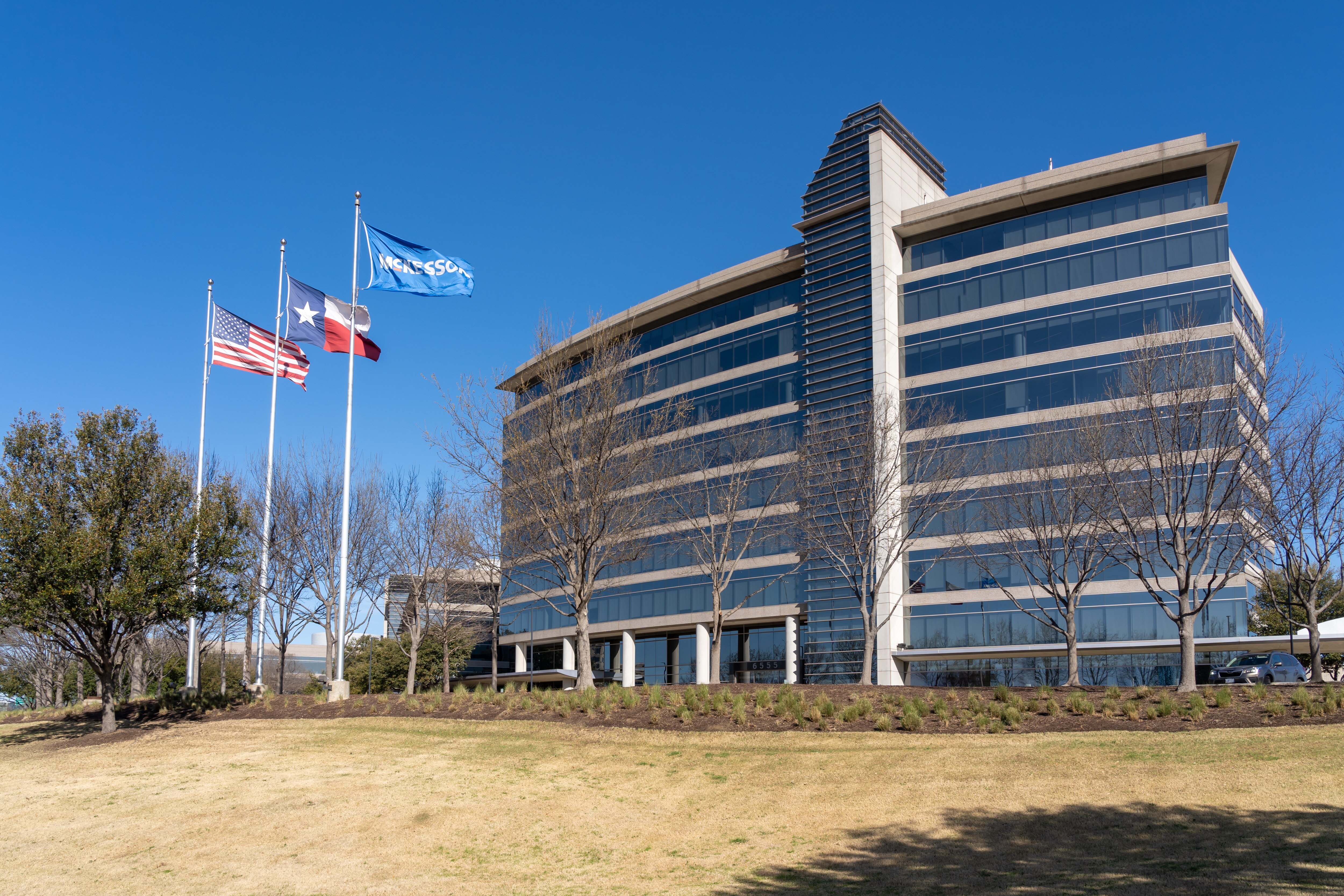 The Maryland Supreme Court has issued a ruling that could undermine Baltimore’s legal victory over McKesson, whose corporate headquarters is seen here in Texas in 2022, and AmerisourceBergen, in an opioid lawsuit.