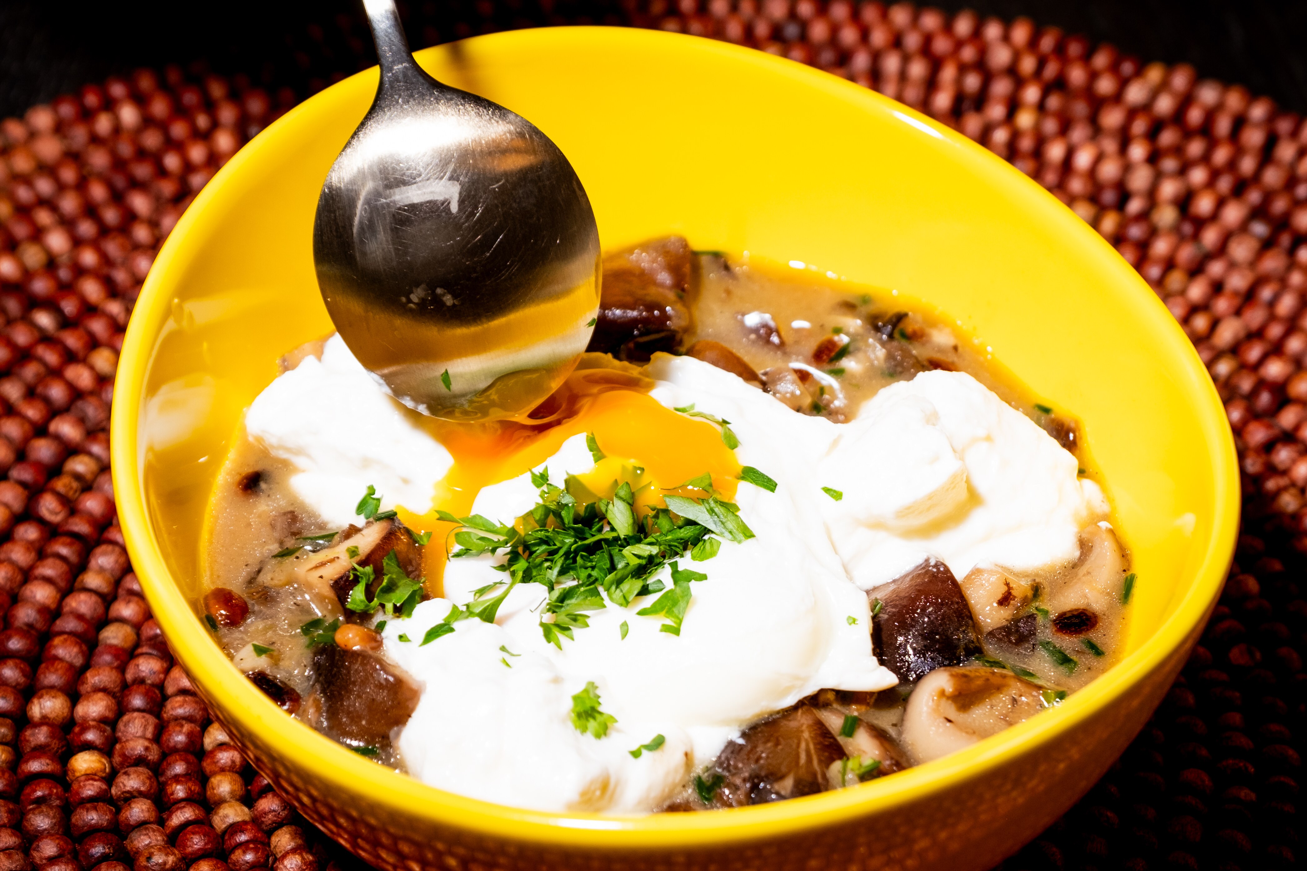 The mushroom stew from Foraged.