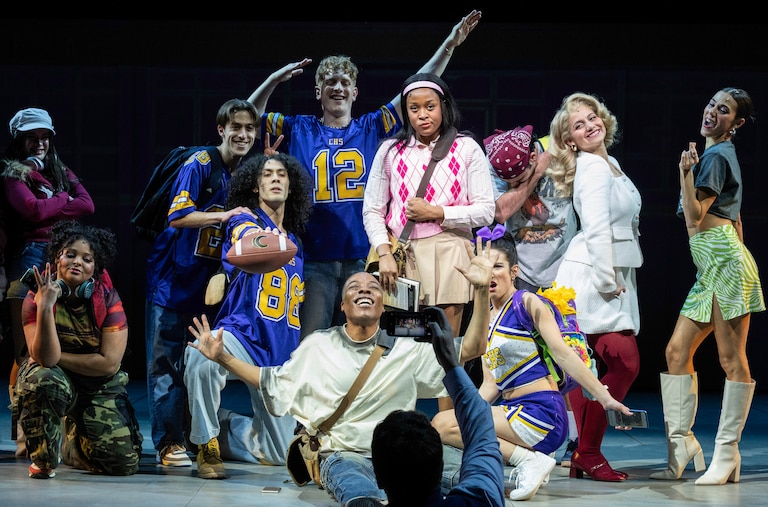 Based on Kwamé’s viral 2019 song of the same name, “Little Miss Perfect” stars Noelle (Leanne J. Antonio, center), a high school student working to secure a scholarship to Howard University while discovering who she really is.