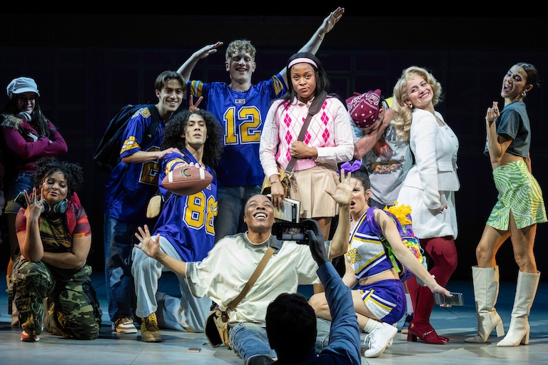 Based on Kwamé’s viral 2019 song of the same name, “Little Miss Perfect” stars Noelle (Leanne J. Antonio, center), a high school student working to secure a scholarship to Howard University while discovering who she really is.