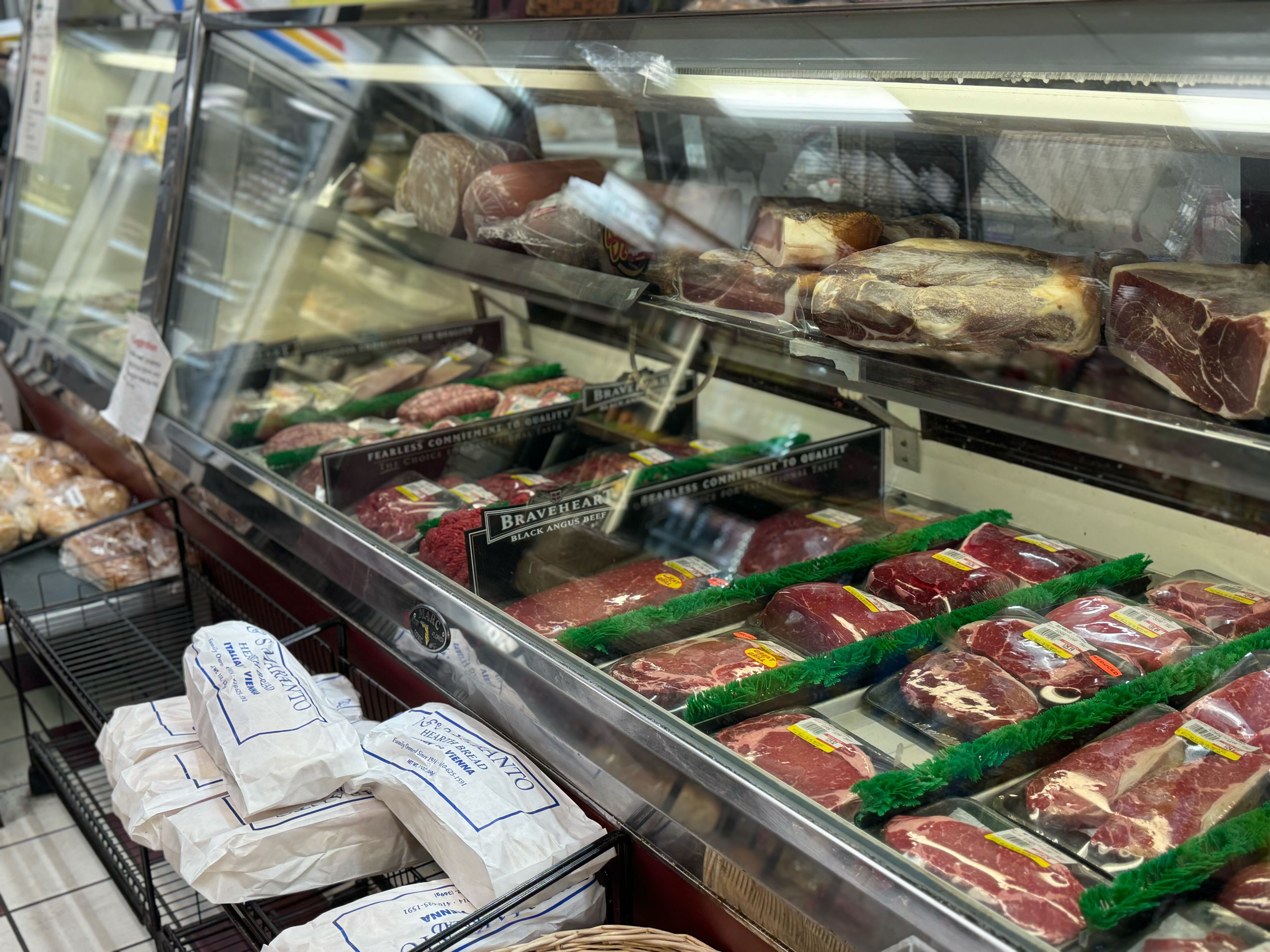 The deli counter at Scittino’s Italian Market Place in Catonsville.