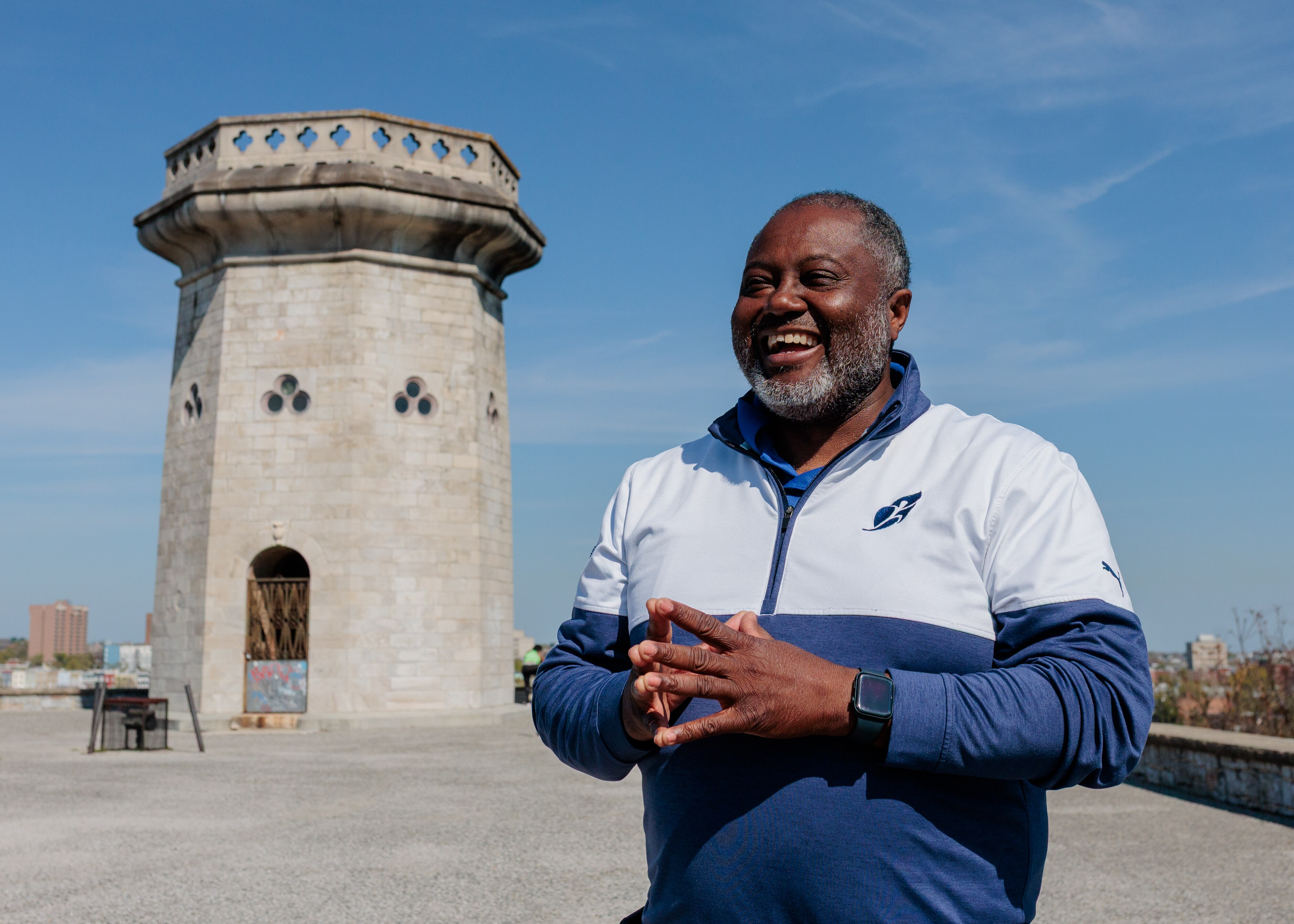 Baltimore City Department of Recreation and Parks Director Reginald Moore at Druid Hill Park. 