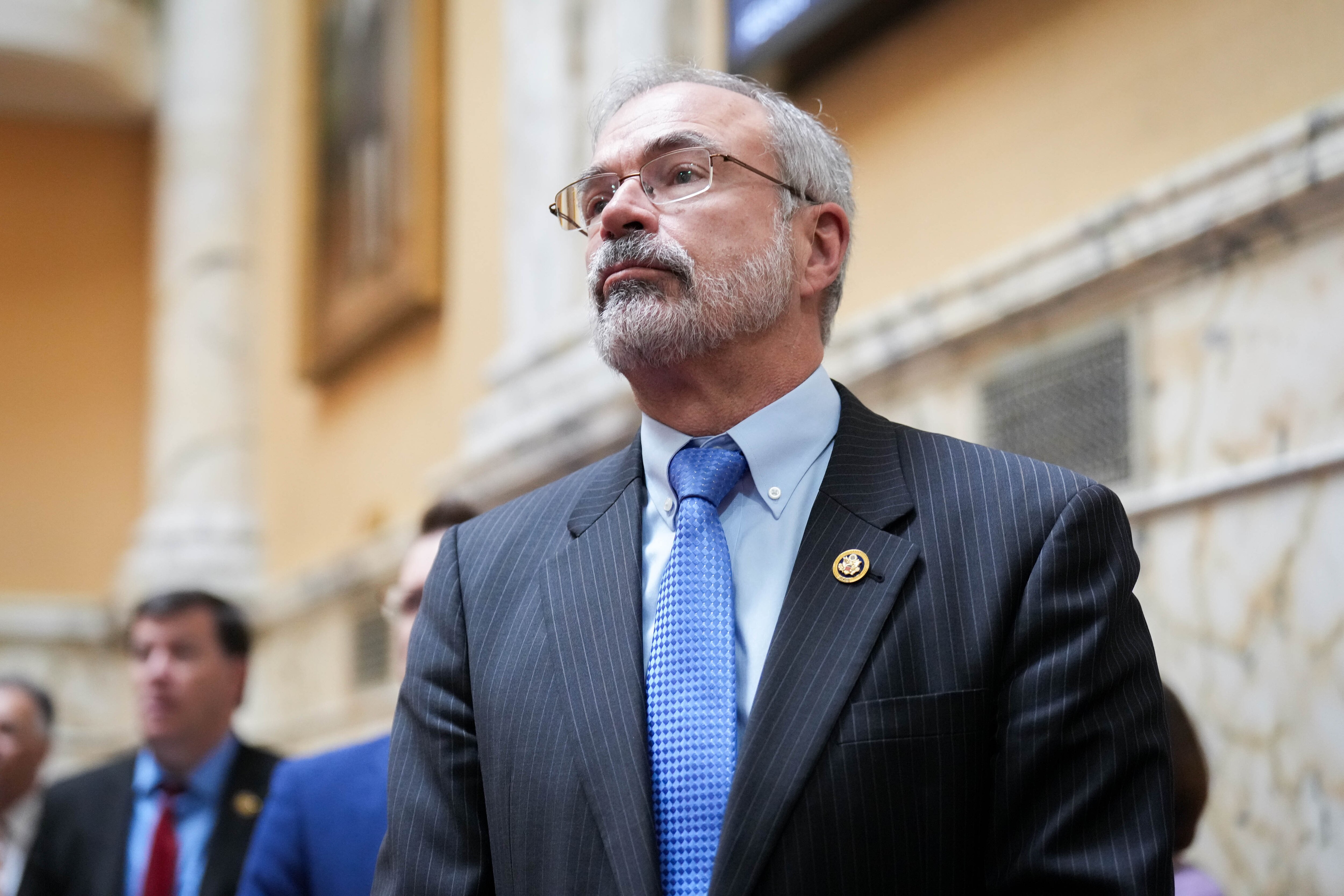 U.S. Rep. Andy Harris attends the first day of the General Assembly session in Annapolis in January.