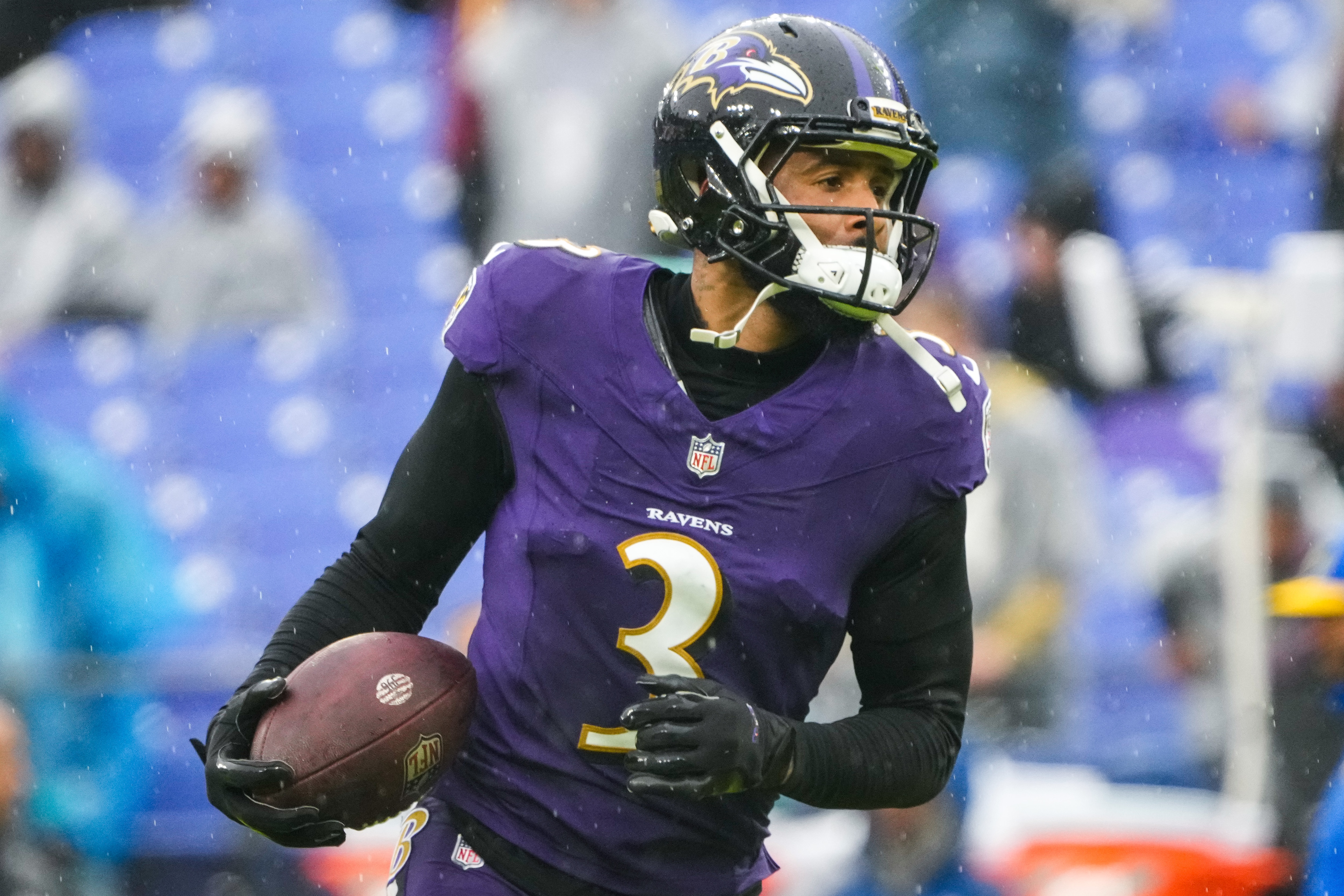 Wide receiver Odell Beckham Jr. will finish his first regular season with the Ravens with 35 catches for 565 yards and three touchdowns in 14 games.