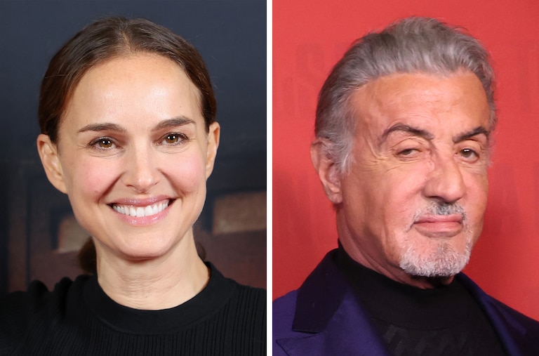 Actors Natalie Portman, left, and Sylvester Stallone were among the high-profile actors who were just nominated for Razzie Awards.