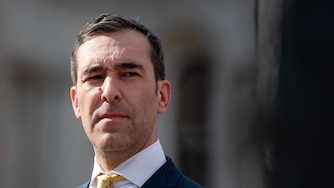 Zeke Cohen, Baltimore City Council President, as seen during a press conference addressing rising BGE costs and legislation aimed at lower heating costs and improving public safety outside of Baltimore City Hall on February 4, 2025 in Baltimore, MD.