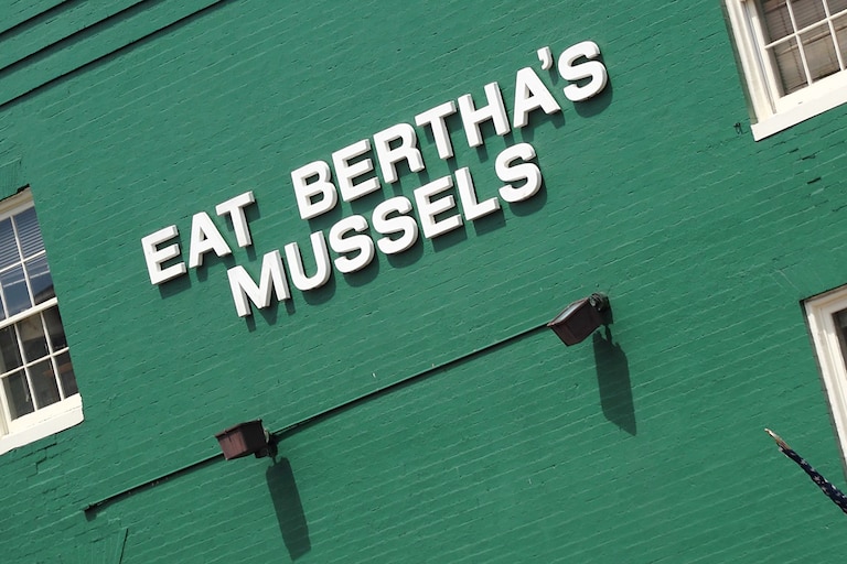 A Fells Point mainstay for the past 50 years, Bertha's Mussels, known for its minimalistic "Eat Bertha's Mussels" stickers, announced it is closing.