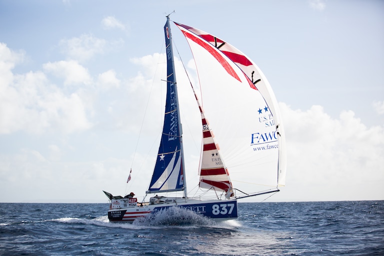 Annapolis sailor Peter Gibbons-Neff Jr. has launched a campaign for a race across the Atlantic Ocean in 2027, four years after he lost a rudder 2,300 miles from the finish line and ended up fighting not to place last.