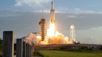 SpaceX launched the $4.3 billion Roman Space Telescope on Aug. 30, 2026 aboard a triple-the-fire-power Falcon Heavy rocket from Kennedy Space Center.