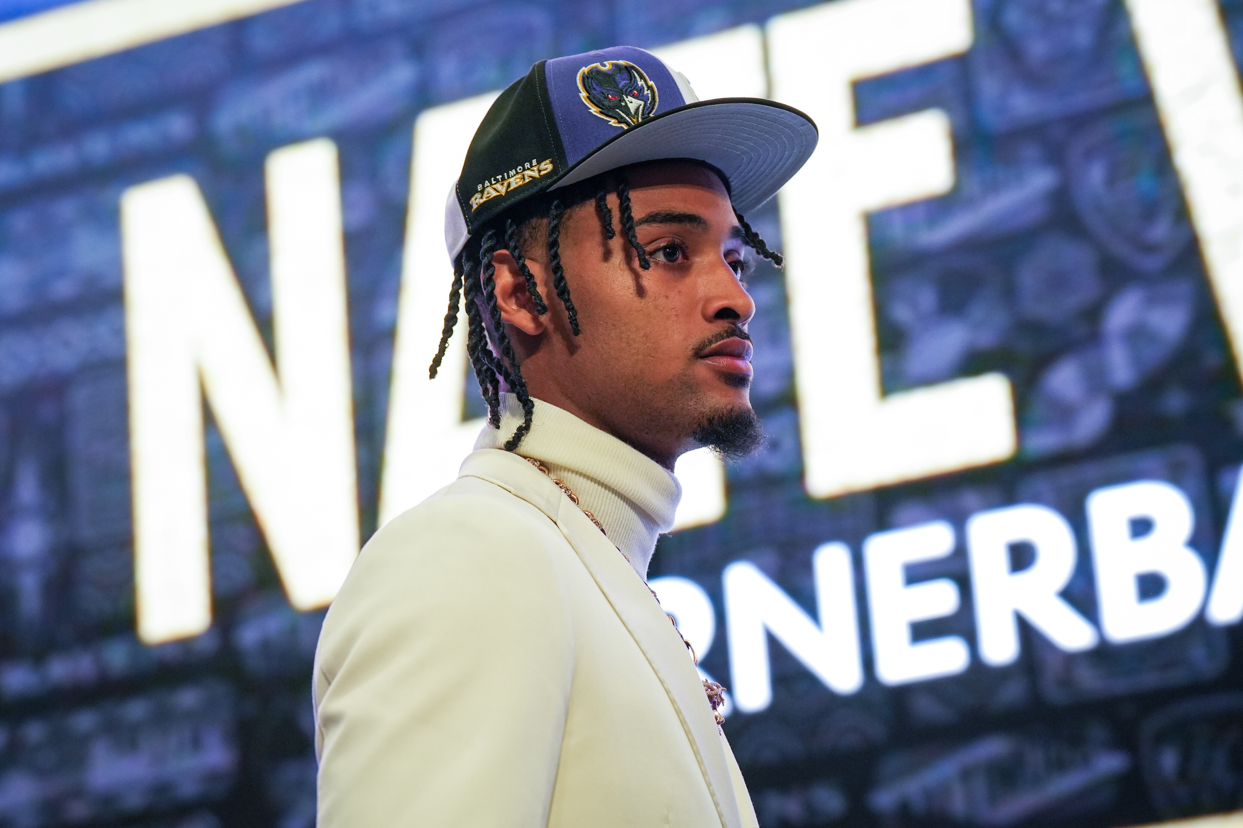 Cornerback Nate Wiggins, one of the youngest and smallest players in the NFL draft, has a chance to sprout with the Ravens.