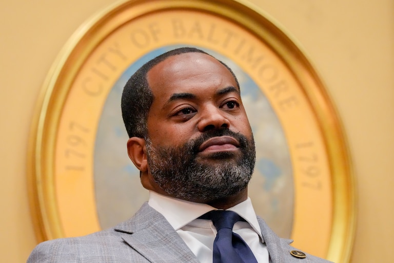 Baltimore City Council President Nick Mosby chairs his final meeting at Baltimore City Hall in Baltimore, Md. on Monday, December 2, 2024.