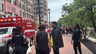 Khalilah Yancey, a spokeswoman for the Baltimore City Fire Department said crews were shortly called to the 1300 block of Lancaster Street in Fells Point after 3 p.m. for two people in the water on Sunday, Aug. 2, 2026.